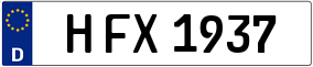 Truck License Plate